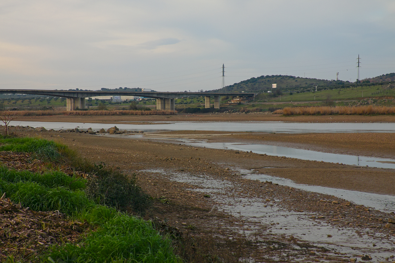 Cauce seco río Guadiana